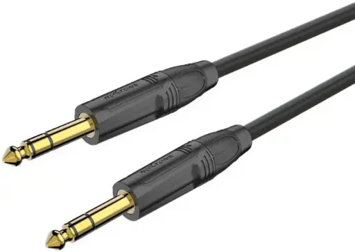 [8820080039422] Roxtone GMJJ200L5 6.3mm Stereo Plug 6.3mm Stereo Plug, 5M Gold