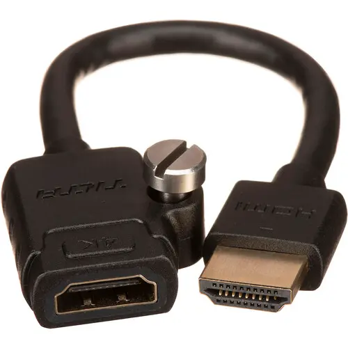 [6972835235176] Tilta HDMI Male To Female Cable for Camera Cages (6.7"/17cm) TCB-HDM-HDF-17