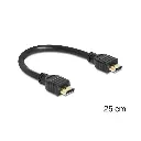 HDMI To HDMI Coiled Cable 0.25Mtr HDMI-HDMI0.25