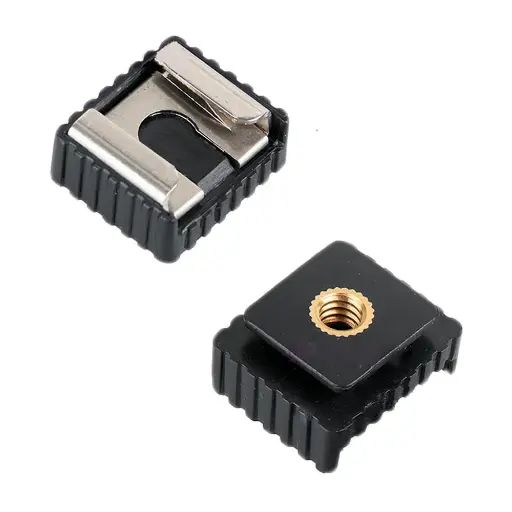 [YSOT12700] Qiilu 1/4'' Thread Hot Shoe Adapter Mount Adapter for Flash Camera Mount Lamp Holder YSOT12700