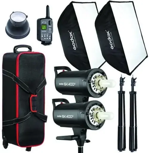 [6952344225875] Godox SK400II-V Kits 2 Light Studio Kit