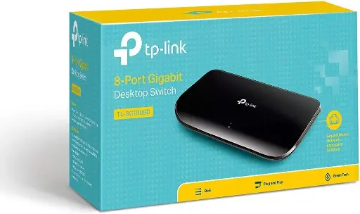 [TL-SG1008D] TP-Link 8 Port Gigabit Ethernet Network Switch TL-SG1008D