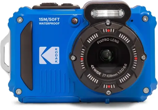 [819900013993] KODAK PIXPRO WPZ2 Rugged WiFi Digital Camera Blue
