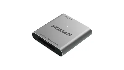 [6972119128163] Homan CFexpress Type B 10Gbps Card Reader USB3.2 Gen2 HMCFB001