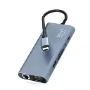 Pawa 10in1 USB-C Hub With 4K HDMI & VGA PW-TCHUB101