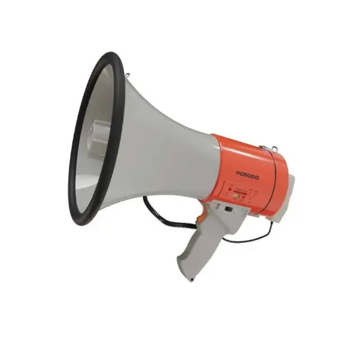[6849108449014] Porodo Portable Megaphone 50w Orange PD-LFST098-OG