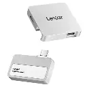 Lexar SL400 1TB Professional Go Portable SSD With Hub R1050Mb/s W1000Mb/s USB 3.2 Gen 2x2 IP65 LSL400S001T-RNSNG