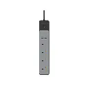 Porodo FWC045 4AC 65w 3000w Power Strip Black PD-FWCH045-BK