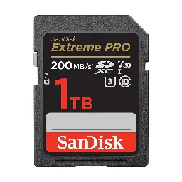 SanDisk Extreme Pro 200Mbps 1TB SDXC UHS-I Card SDSDXXD-1T00-GN4IN V30