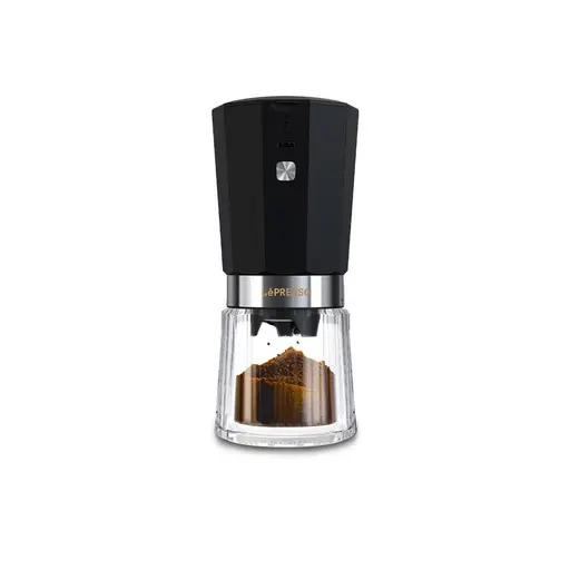 [6083749676488] LePresso Electric Cordless Conical High Precision Burr Grinder LPRCGRBK