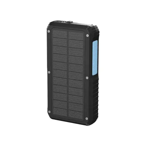 [7834953559512] Powerology 20000mAh Solar Wireless Charging Power Bank PPBCHA76
