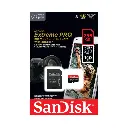 SanDisk Extreme Pro 200Mbps 256GB MicroSDXC UHS-I Card with Adapter SDSQXCD-256G-GN6MA