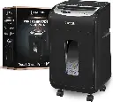 EMPIRE TRADING & COMMERCE OS901-15C Paper Shredder on Wheel 15-Sheet Cross-Cut, 20 Litres Paper Shredder Machine Black