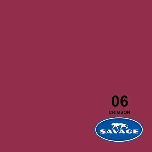 [06-12] Savage Widetone Seamless Bacdrop Paper Background Approx 2.75x11Mtr 107x12YDS (Crimson)  