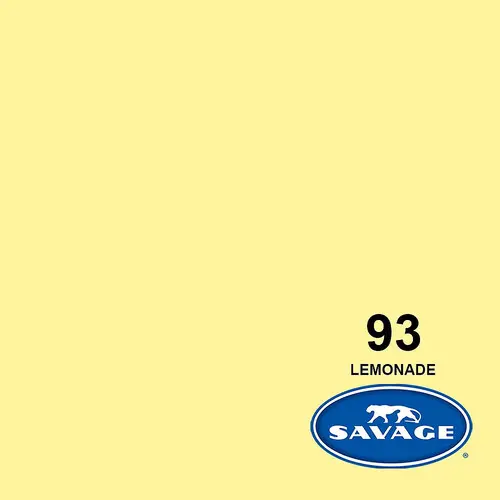 [93-12] Savage Widetone Seamless Backdrop Paper – Lemonade – 2.75×11m (93-12)