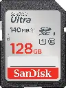 SanDisk Ultra 140Mbps 128GB SDXC UHS-I Card SDSDUNB-128G-GN6IN