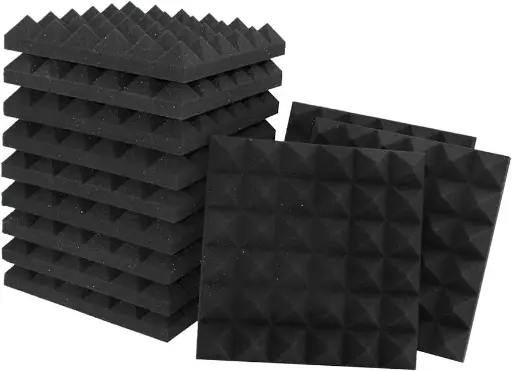 [Acoustic Foam] Focus Acoustic Foam Panel 12x12x2 Inch 12Pcs
