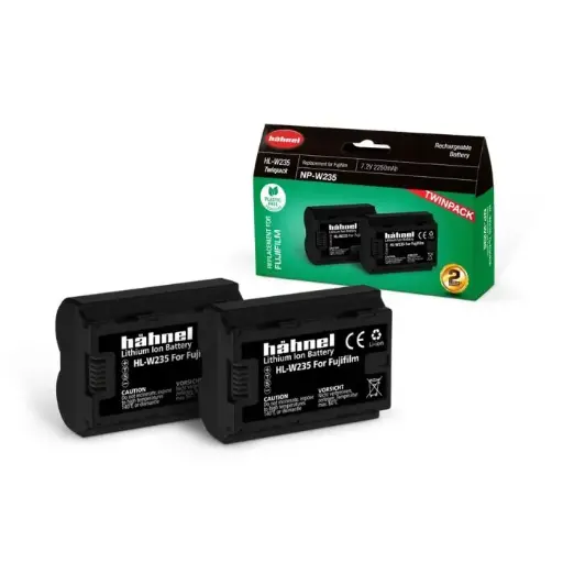 [5099113101617] Hahnel HL-W235 Camera Battery Twin Pack For FUJIFILM (NP-W235)