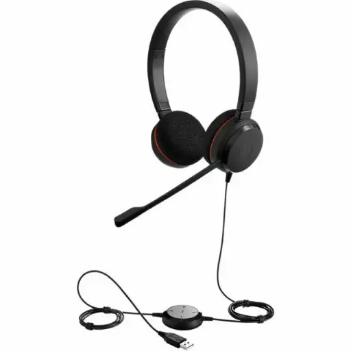 [EVOLVE 20 MS] Jabra EVOLVE 20 MS Stereo Wired Headset Black