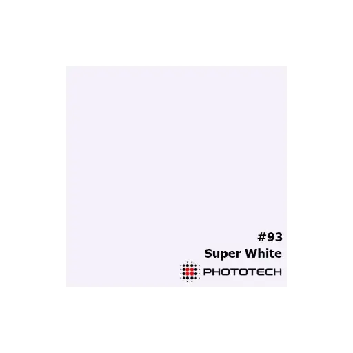 [PTP-93] Phototech PTP-93 2.7x10m 180gsm Seamless Background Paper - Super White