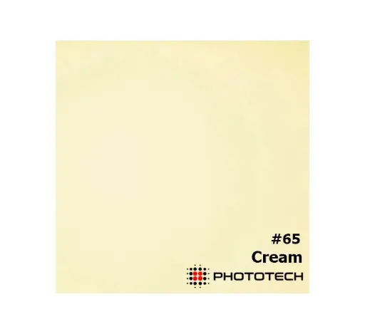 [PTP-65] Phototech PTP-65 2.7x10m 180gsm Seamless Background Paper - Cream