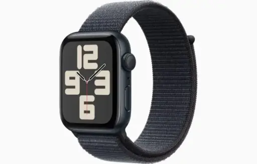 [MXEP3] Apple Watch SE 2024 (2nd Generation) 44MM GPS Midnight Aluminium Ink Sport Loop MXEP3