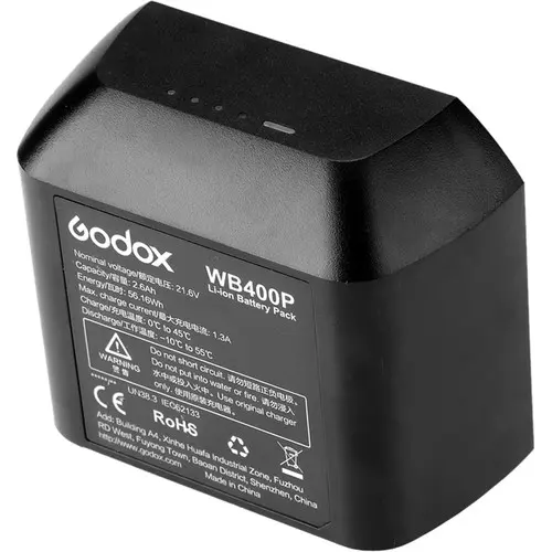 [6952344216590] Godox Li-Ion Battery for AD400Pro Flash Head WB400P