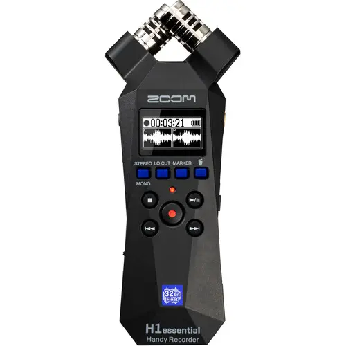 [4515260029235] ZOOM H1essential The Essential Stereo Recorder For Creators With 32-Bit Float Recording