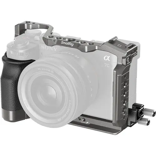 [6941590022048] SmallRig “HawkLock” Quick Release Cage Kit with Silicone Handle for Sony A7CII / 7CR 5198