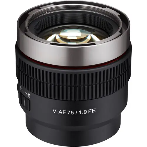[8809298888503] Samyang Cine V-AF 75mm T1.9 FE Lens (Sony E-Mount) SYCAF75-NEX
