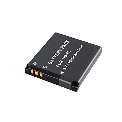 [NB-8L] Vipesse NB-8L 3.7V 6.7Wh 1800mAh Rechargeable Battery for Canon