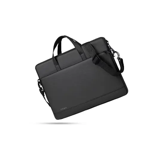 [6476971390930] Pawa Eco 15-Inch Laptop Messenger Bag Black PW-CHB15INL-BK
