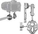 Sirui Alien Series MA-GS Crab Clamp with Magic Arm Silver 