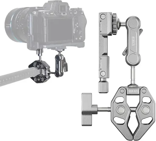 [6952060053561] Sirui Alien Series MA-GS Crab Clamp with Magic Arm Silver 