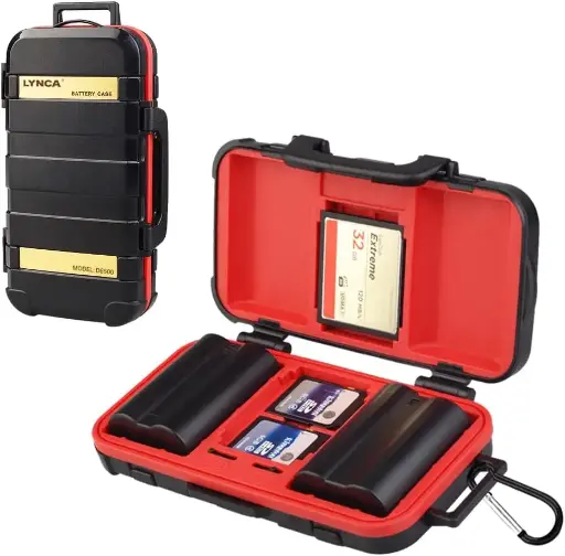 [6971297390195] LYNCA D850 Camera Battery & Memory Card Case