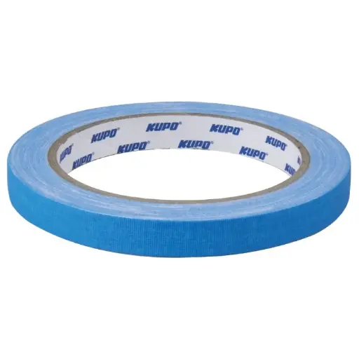 [6974157301690 Blue] KUPO Fluoresent Gaffer Tape Blue 12mmx15yd CSS-1215BU