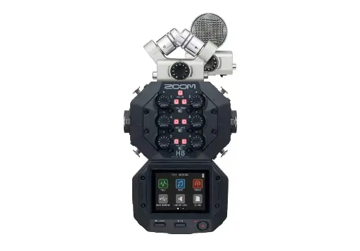 [4515260029990] Zoom H8 8-Input 12-Track Portable Handy Recorder (+ MS Pack Combo Version) H8+MS Pack/230EU