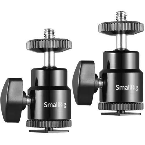 [6972070623325] SmallRig 1/4 Camera Hot shoe Mount with Additional 1/4 Screw (2pcs Pack) 2059