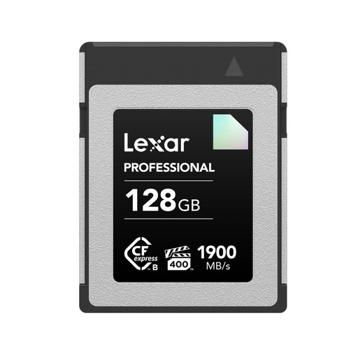 [843367127610] Lexar Professional 128GB CFexpress Type B Card DIAMOND Series Up to 1900MB/s Read & 1700MB/s Write LCXEXDM128G-RNENG-128GB