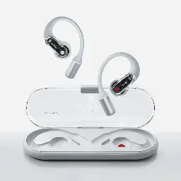 Nothing Ear (open) wireless open headphones with Dual mics and AI Clear Voice White B182 A112000005
