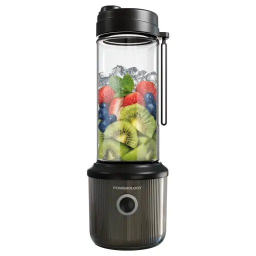 [9904781899420] Powerology Press & Refresh Portable Blender PSM013BK