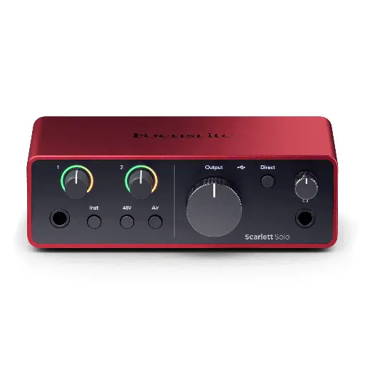 [815301001478] Focusrite Scarlett Solo 4th Generation USB-C Audio Interface MOSC0032
