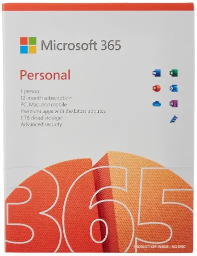 [196388539338] Microsoft Office 365 Personal 1 User 12 Months Subscription Middle East EP2-32412