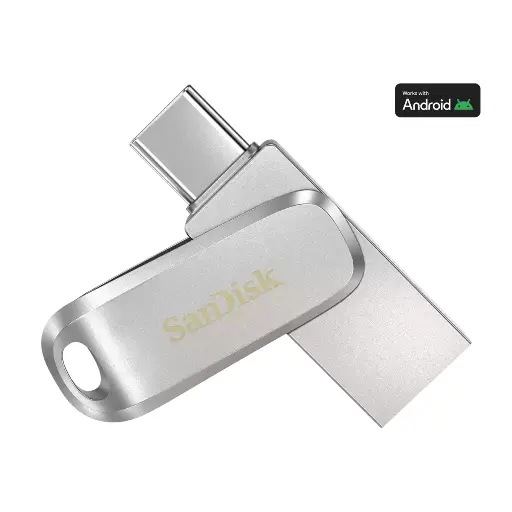 [619659179144] SanDisk Ultra Dual Drive Luxe 256GB 400Mbps Dual Flash Drive With USB-C & USB-A SDDDC4-256G-G46