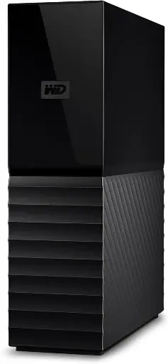 WD My Book USB 3.0 Desktop Hard Drive with Password Protection and Auto Backup Software Black WDBBGB0140HBK-NB