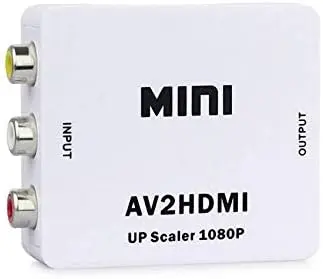 [7890268125682] Posh Mini Composite AV2HDMI AV RCA to HDMI Video Converter UP Scaler 1080P AV2HDMI GT18