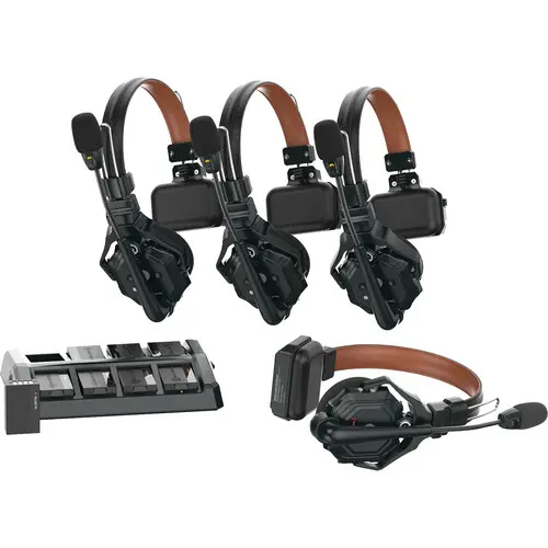 [6976068113355] Hollyland Solidcom C1 Pro-4S Full-Duplex ENC Wireless Intercom System with 4 Headsets (1.9 GHz) SOLIDCOM C1 PRO-4S