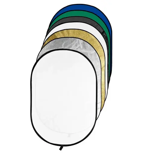 [6952344205631] Godox RFT-10 100x150cm 7in1 Reflector Board Gold, Silver, Black, White, Translucent, Blue & Green