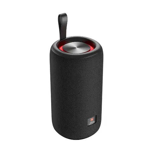 [6290361189665] Swiss Military 200w PMPO High Definition Portable Wireless Speaker SM-SPKR-200W-18H-BLK