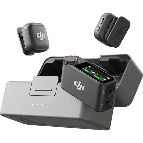 [6937224116344] DJI Mic 3 2-Person Compact Wireless Microphone System/Recorder for Camera & Smartphone (2TX+1RX+Charging Case) DJI-MIC300